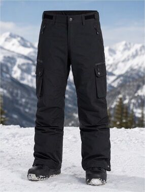 Men’s Ocean & Earth Water Resistant Ski Snow Pants Black Size XL 41/43